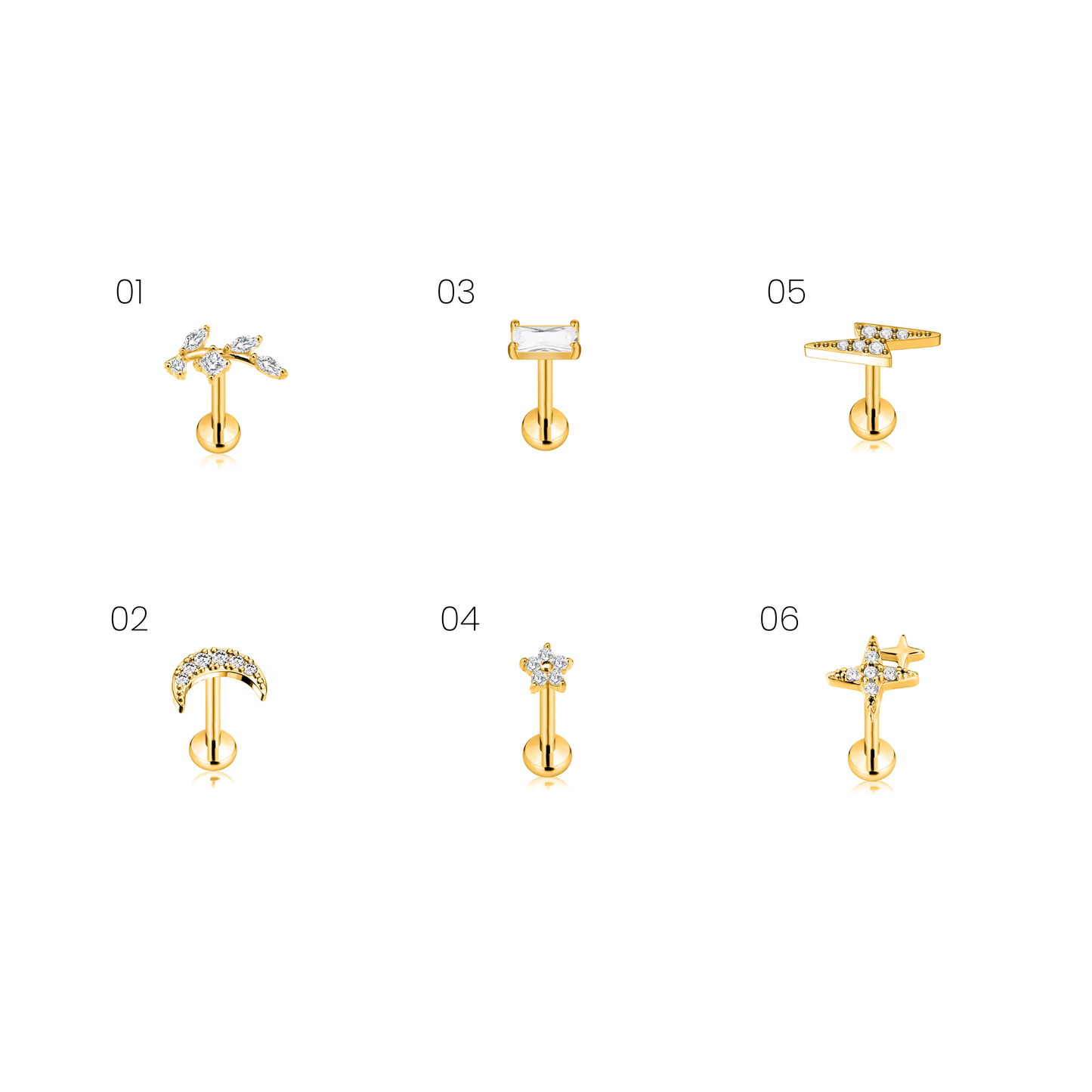 Piercings - Titanio G23 ASTM F136