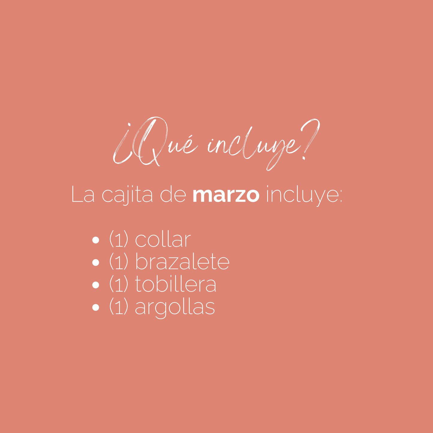 Monthly Treasure Box - Marzo