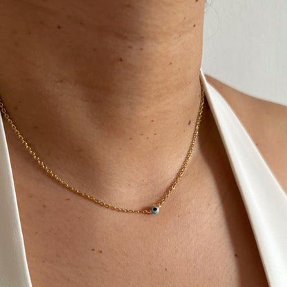 Mini Nazar Boncuğu Choker