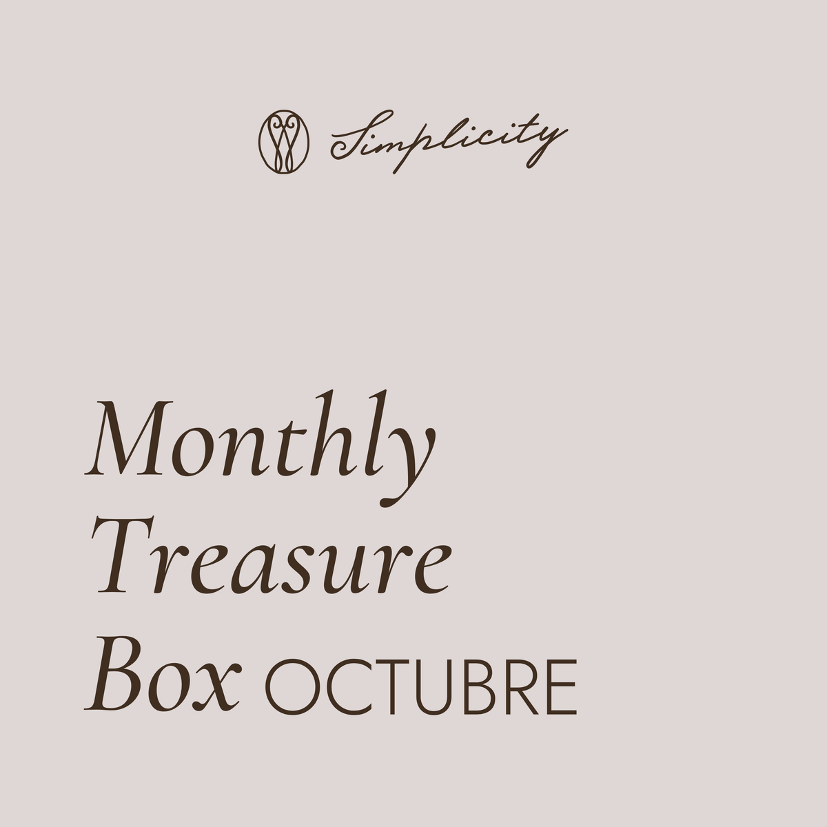 Monthly Treasure Box - Octubre