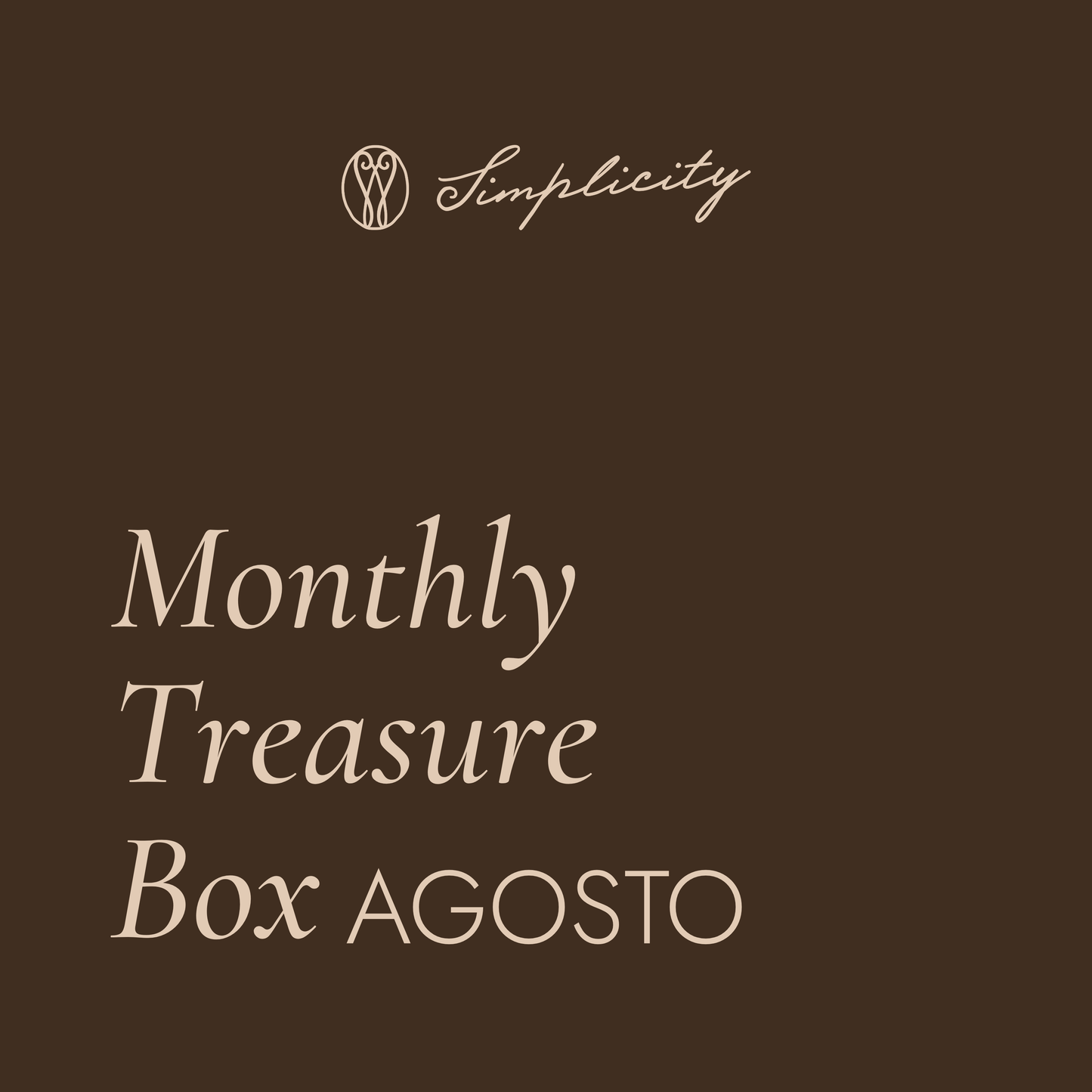 Monthly Treasure Box - Agosto