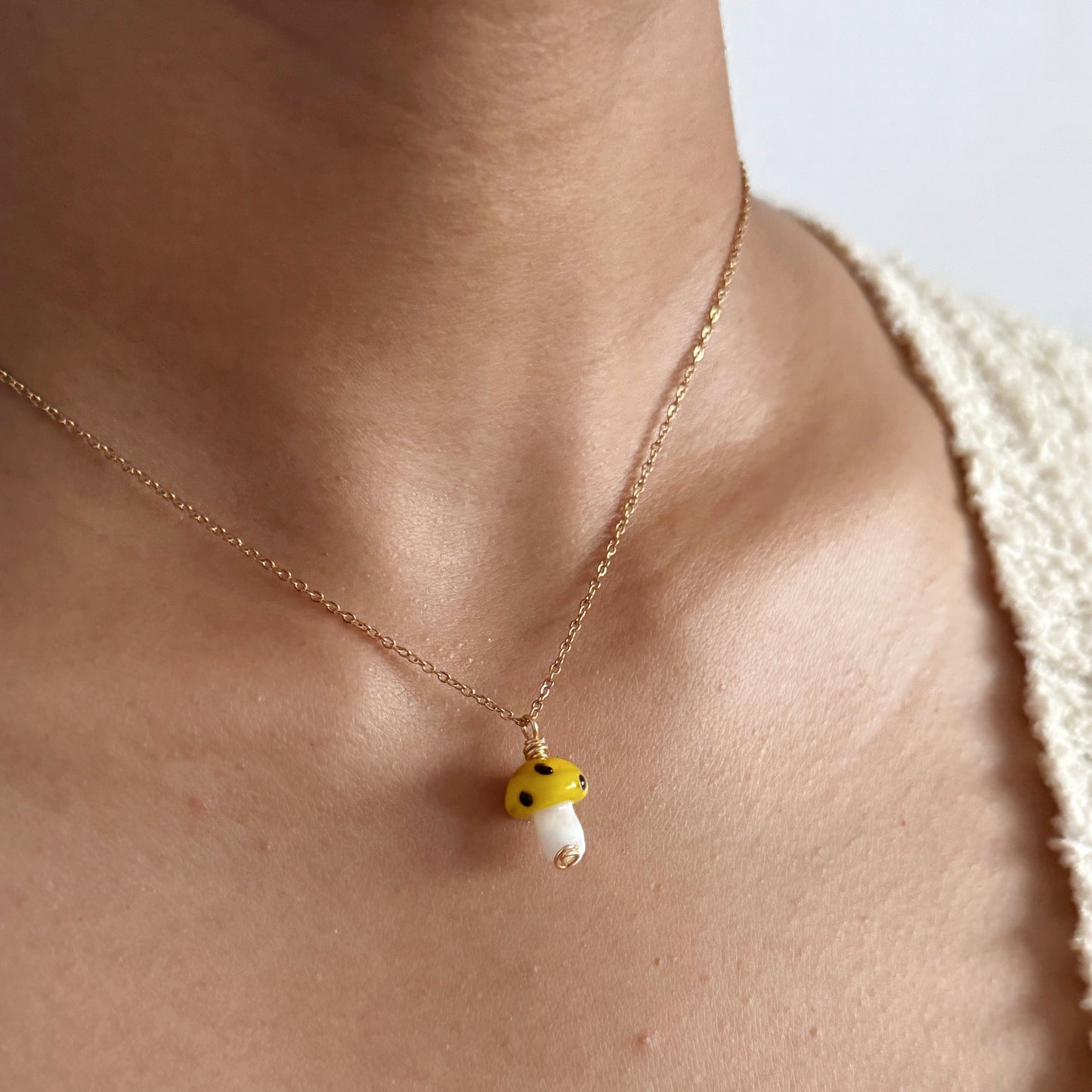 Mushroom Necklace
