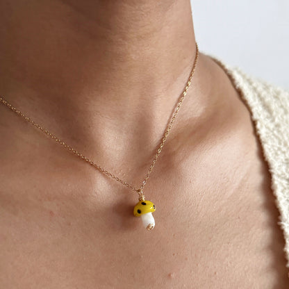 Mushroom Necklace