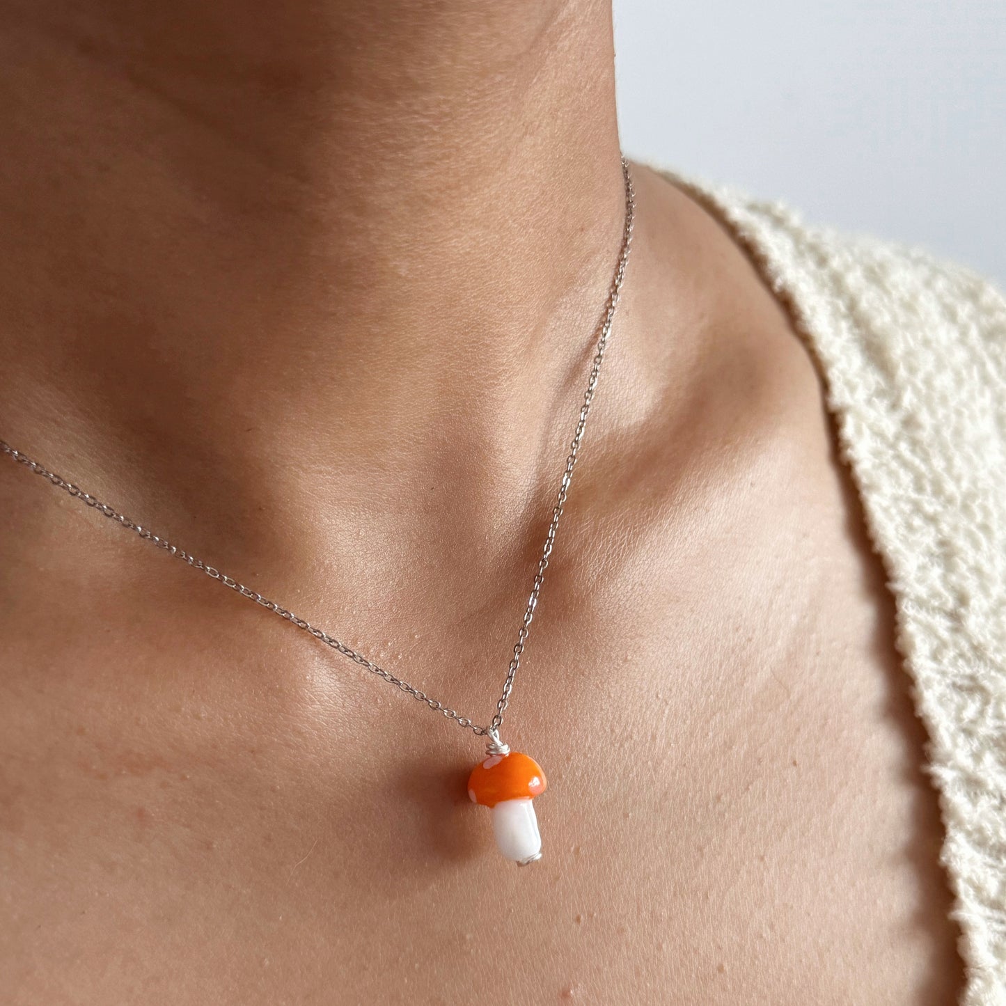 Mushroom Necklace