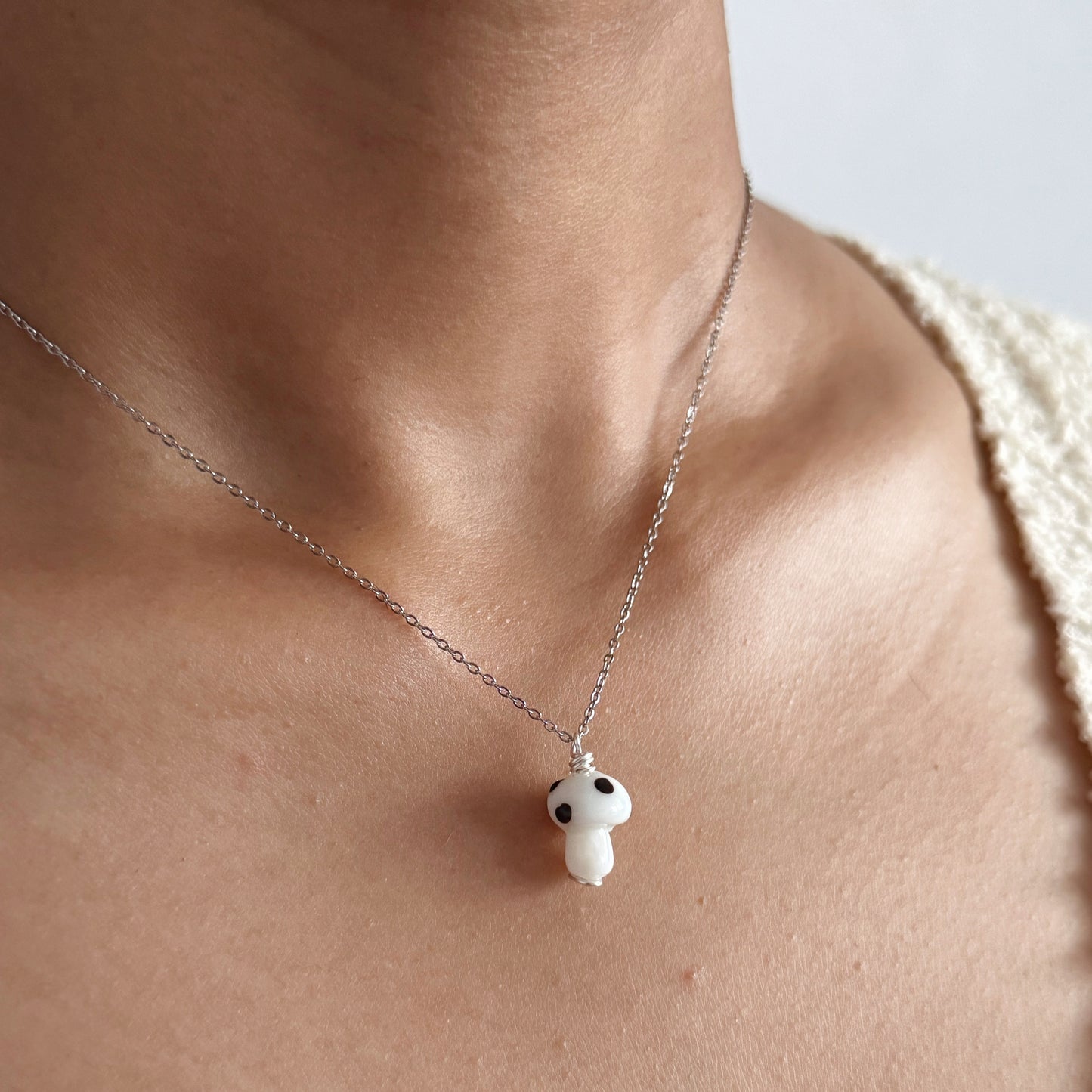 Mushroom Necklace