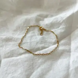 paperclip anklet