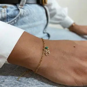 mini paw bracelet