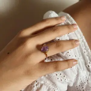 Amethyst Quartz Ring