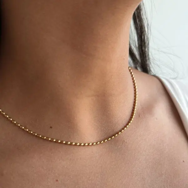 Rice Beads Necklace