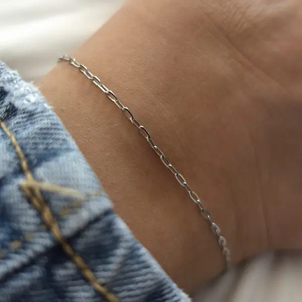 paperclip anklet