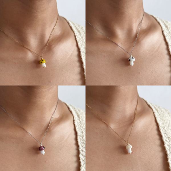 Mushroom Necklace